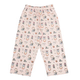Clothe Funn Unisex Cotton Printed Night Suit, Crystal Pink