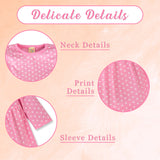 Clothe Funn Baby Girls Full Sleeve Dress Pink & Lemon (Pack of 2)