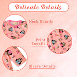 Clothe Funn Baby Girls Full Sleeve Dress Sky Blue & Neon Orange (Pack of 2)