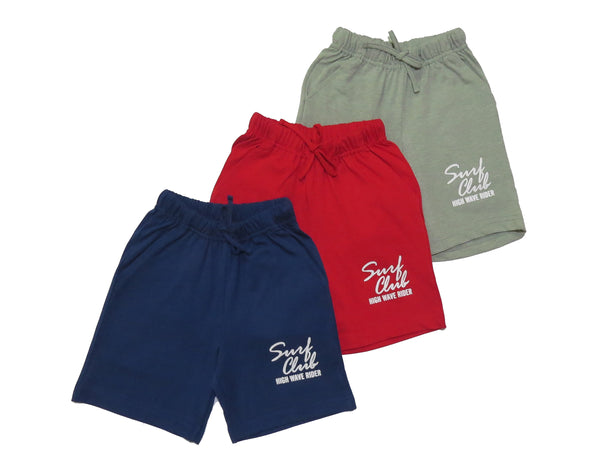 Clothe Funn Boys Regular Shorts, Combo 2