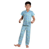 Clothe Funn Boys Night Suit, T.Blue Plane