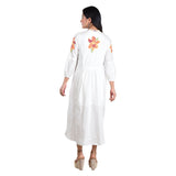 Cotton White Embroidered Dress