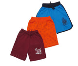 Clothe Funn Boys Regular Shorts, Combo 3