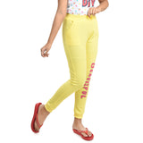 Clothe Funn Girls Trackpant Drifit, Lemon