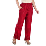 Women's Palazzo, Red