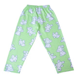 Clothe Funn Boys Cotton Night Wear Set , Light Green