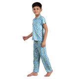 Clothe Funn Boys Night Suit, T.Blue Plane