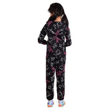 Clothe Funn Girls Track Suit, Hood Sweatshirt & Track Pant, Black