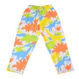 Clothe Funn Boys Cotton Night Suit Set, Orange