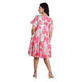 Bell Sleeves Printed Dress