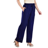 Women's Palazzo, Royal Blue