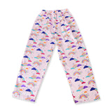 Clothe Funn Girls Rainbow Printed Night Suit, Pink