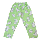 Clothe Funn Boys Cotton Night Suit Set , Light Green