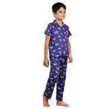 Clothe Funn Boys Night suit, Airforce Truck AOP