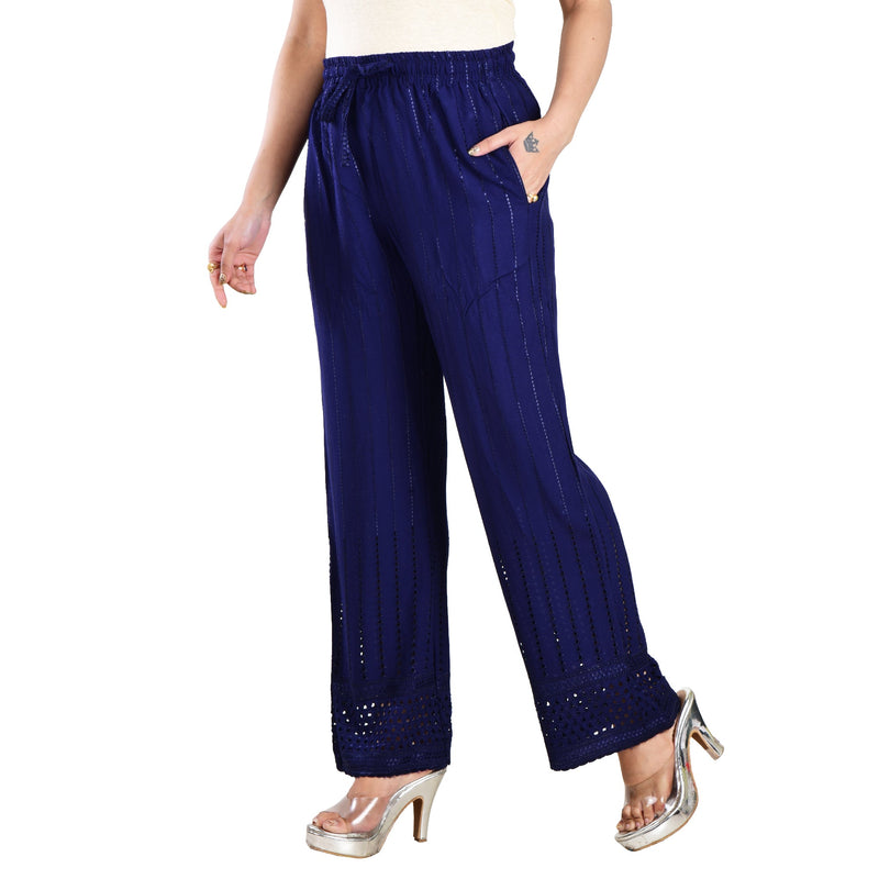 Women's Palazzo, Royal Blue