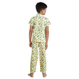 Clothe Funn Boys Night Suit, Lemon