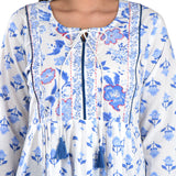 Cotton Kurti with Embroidery