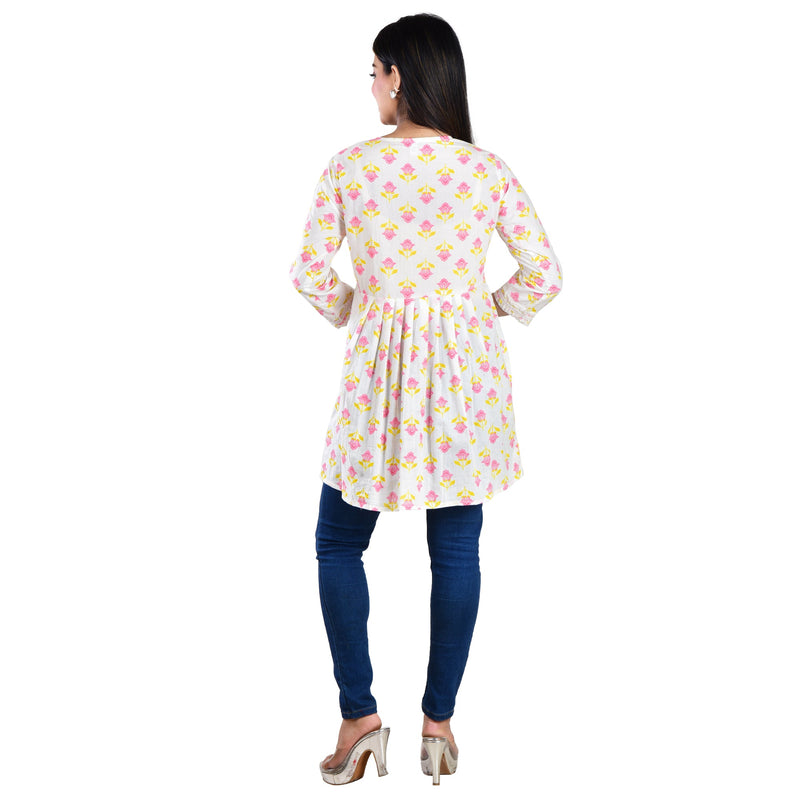 Cotton Kurti with Embroidery