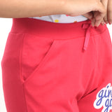 Clothe Funn Girls Trackpant Drifit, Fuschia