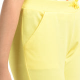 Clothe Funn Girls Trackpant Drifit, Lemon