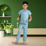 Clothe Funn Boys Night Suit, T.Blue Plane