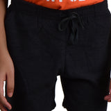 Clothe Funn Boys Regular Shorts, Anthra Mel/Navy Mel, Combo:-6,(Pack Of 2)