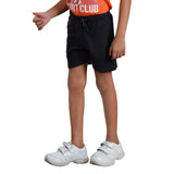 Clothe Funn Boys Regular Shorts, Maroon/Anthra Mel, Combo:-3 (Pack Of 2)