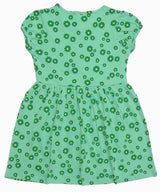 Clothe Funn Baby Girl's Cap Sleeves Floral Printed Dress, Lt. Green AOP
Cap Sleeve Frock
