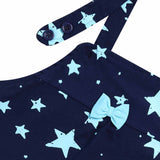 Clothe Funn New Born Baby Girl's Star Printed Dress, Navy/T.Blue
Frock & Cap Sleeve T-shirt
