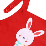 Clothe Funn New Born Baby Girl's Pinafore Knee Length Rabbit Printed Dress, Peach/Red
Frock & Short Sleeves T-shirt