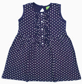 Clothe Funn Baby Girl's Sleeveless Dotted Printed Dress, Purple
Sleeveless Frock