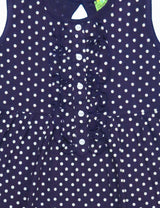Clothe Funn Baby Girl's Sleeveless Dotted Printed Dress, Purple
Sleeveless Frock