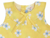 Clothe Funn Baby Girl's Sleeveless Fancy Floral Printed Dress, Yellow AOP
Sleeveless Frock