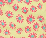 Clothe Funn New Born Baby Girl's Sleeveless Flower Printed Dress, Lemon Sleeveless Frock