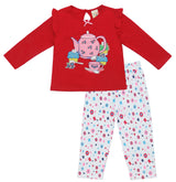 Clothe Funn Baby Girls Cup Printed Full Sleeve T-Shirt & Full Pant Set, Red/White
Full Sleeve T-Shirt & Pant