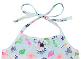 Clothe Funn Baby Girls Floral Printed Co-Ord Set, White
Spaghetti Strap Top & Shorts