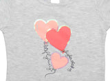 Clothe Funn Baby Girls Heart Printed Set, Grey/Peach
Half Sleeve T-Shirt & Shorts