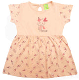 Clothe Funn Baby Girls Ice Cream Printed Frock With Bloomer, Light Peach
Short Sleeves Frock & Bloomer