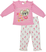 Clothe Funn Baby Girls Koala Printed Full Sleeve T-Shirt & Full Pant Set, Pink/Offwhite
Full Sleeve T-Shirt & Pant