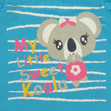 Clothe Funn Baby Girls Koala Print Full Sleeve T-Shirt & Full Pant Set, T.Blue/Off-White
Full Sleeve T-Shirt & Pant