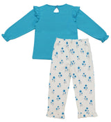 Clothe Funn Baby Girls Koala Print Full Sleeve T-Shirt & Full Pant Set, T.Blue/Off-White
Full Sleeve T-Shirt & Pant