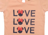 Clothe Funn Baby Girls Love Printed Set, Peach/Navy
Half Sleeve T-Shirt & Shorts