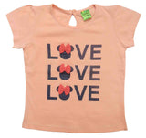 Clothe Funn Baby Girls Love Printed Set, Peach/Navy
Half Sleeve T-Shirt & Shorts