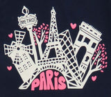 Clothe Funn Baby Girls Paris Printed Full Sleeves T-Shirt & Full Pant Set, Navy/Pink
Full Sleeve T-Shirt & Pant