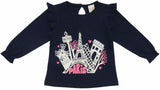 Clothe Funn Baby Girls Paris Printed Full Sleeves T-Shirt & Full Pant Set, Navy/Pink
Full Sleeve T-Shirt & Pant