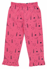Clothe Funn Baby Girls Paris Printed Full Sleeves T-Shirt & Full Pant Set, Navy/Pink
Full Sleeve T-Shirt & Pant