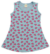 Clothe Funn Baby Girls Printed Frocks, Combo 2:- Lemon/Blue/Gold (Pack Of 3)
Sleeveless Frocks
