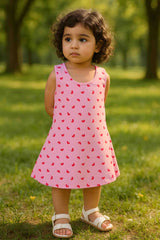 Clothe Funn Baby Girls Printed Frocks, Combo 3:- Lemon/Pink/Blue (Pack Of 3)
Sleeveless Frocks