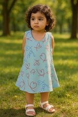 Clothe Funn Baby Girls Printed Frocks, Combo 3:- Lemon/Pink/Blue (Pack Of 3)
Sleeveless Frocks