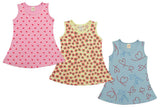 Clothe Funn Baby Girls Printed Frocks, Combo 3:- Lemon/Pink/Blue (Pack Of 3)
Sleeveless Frocks